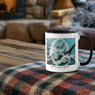 Taza Dragón de invierno blanco para bebés