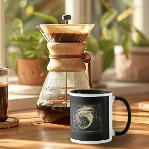 Taza Dragón de la crema del trabajo del nudo celta