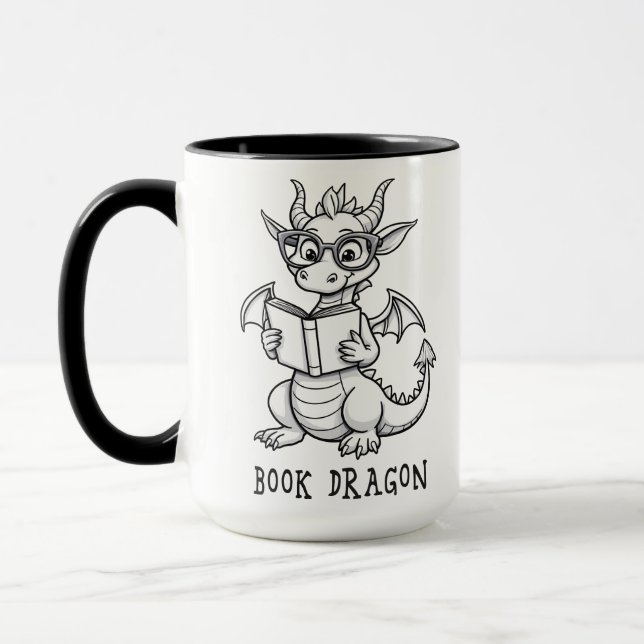 Taza Dragón de libro (Izquierda)
