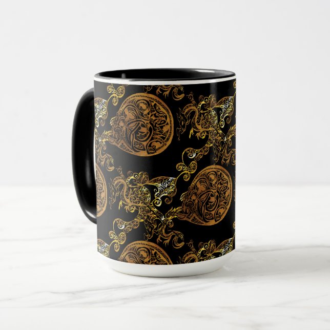 Taza Dragón de oro (Anverso izquierdo)