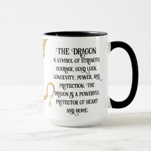 Taza Dragón de oro