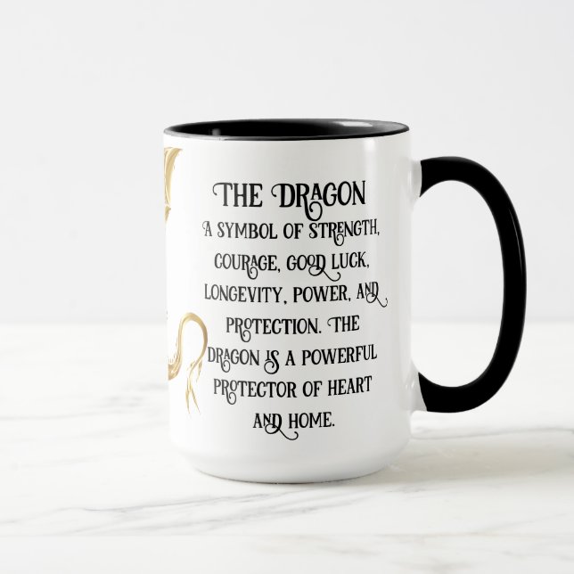 Taza Dragón de oro (Derecha)