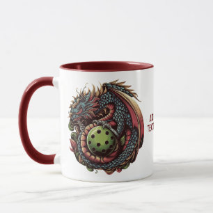 Taza Dragón de Pickleball para Jugadores de Paddleball