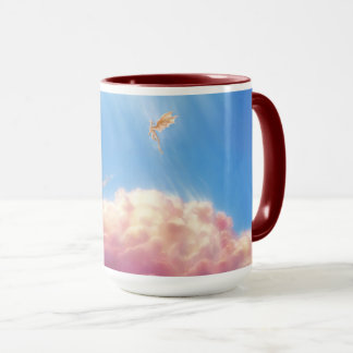 Taza Dragón Dorado: Cielos Sosteniendo