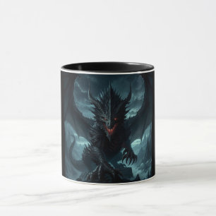 Taza Dragón medieval oscuro