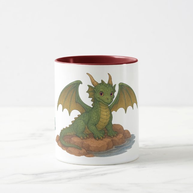 Taza Dragón pequeño mágico (Centro)