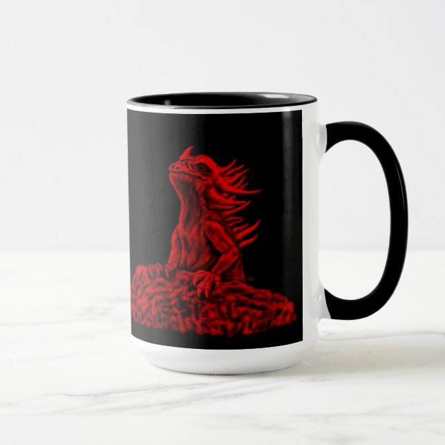 Taza Dragón rojo pequeño (Derecha)