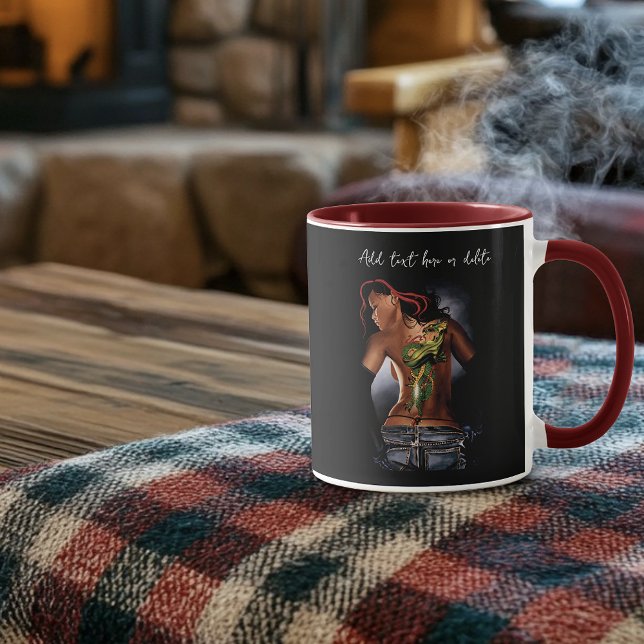 Taza Dragon Tattoo Woman (Subido por el creador)
