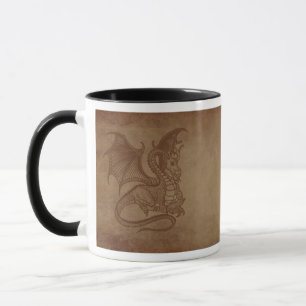 Taza Dragón y mapa