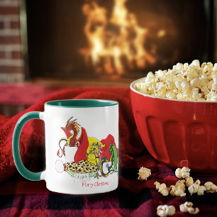 Taza Dragones de cocina de la leche de Santa