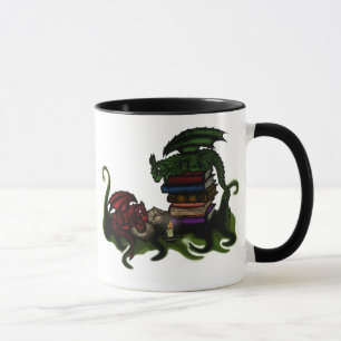 Taza Dragones de la biblioteca