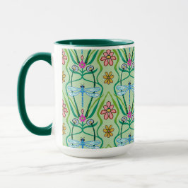 Taza Dragonflies Big Mug