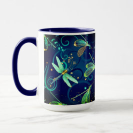 Taza Dragonflies Combo Mug