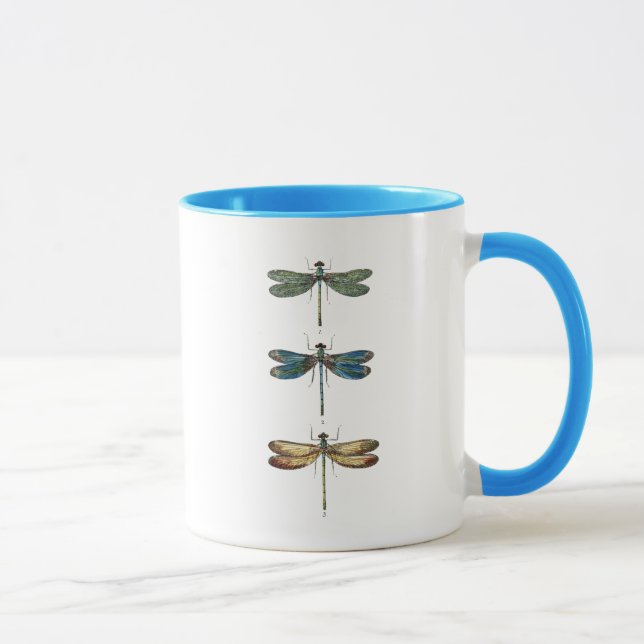 Taza Dragonflies Imprimir 2 (Derecha)