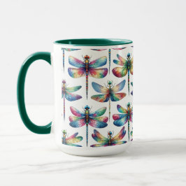 Taza Dragonflies Kaleidoscope