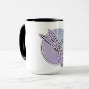 Taza Dragonfly W Purple