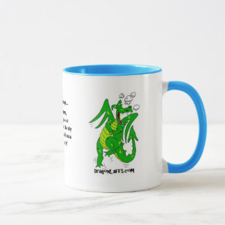 Taza DragonLaffs.com - dragón de risa