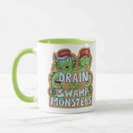 Taza Drain the Swamp Monsters Mug
