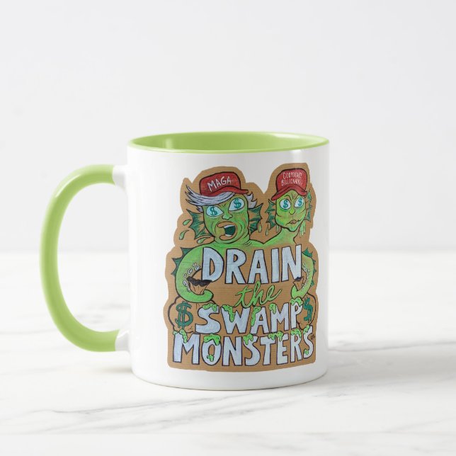 Taza Drain the Swamp Monsters Mug (Izquierda)