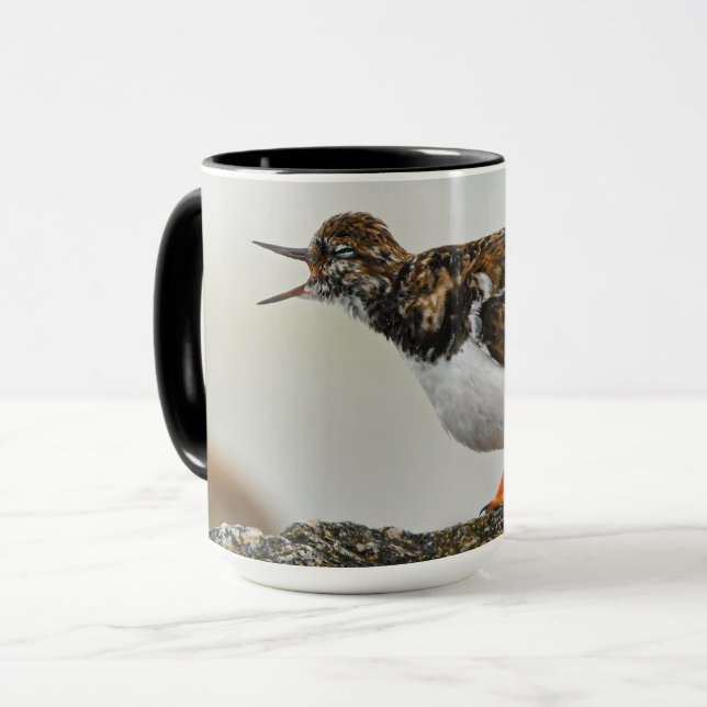 Taza Dramática y deslumbrante foto de Ruddy Turnstone G (Anverso izquierdo)