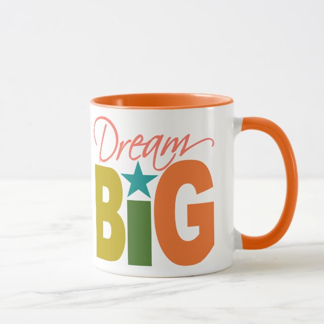 Taza Dream BIG mug - elegir estilo y color (Derecha)