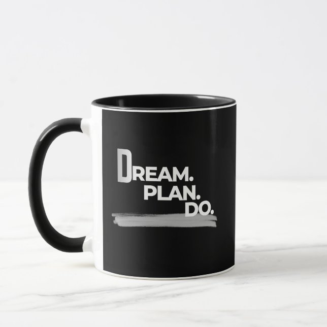 Taza Dream Plan Do Execution Mindset (Izquierda)
