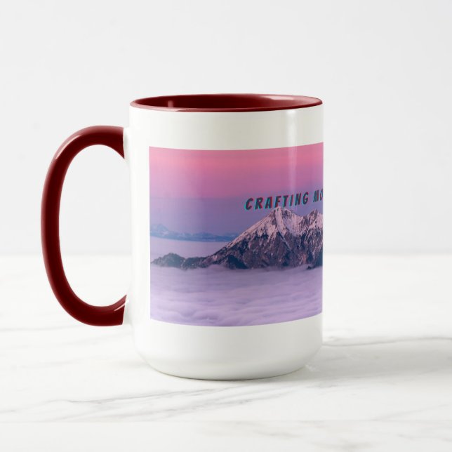 Taza Dreamy Pastel Mountain Art (Izquierda)