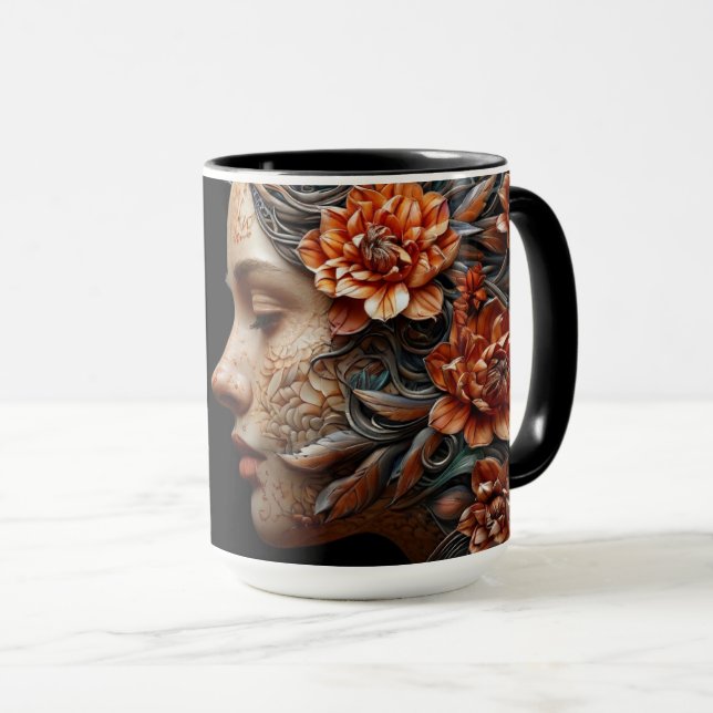 Taza Dreamy Watercolor Tattoo Mug (Anverso derecho)