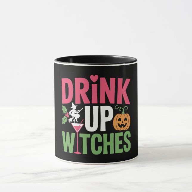 Taza Drink Up Witches Colorful Halloween (Centro)