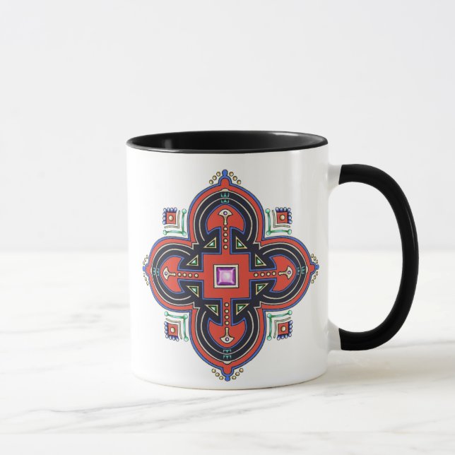 Taza Drinkware cruzado copto (Derecha)