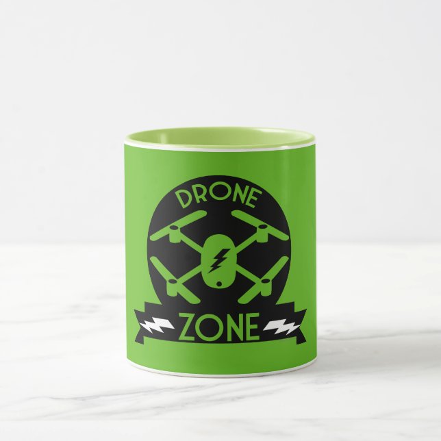 Taza Dron de Hobbysta | Piloto de drones | Fotografía | (Centro)