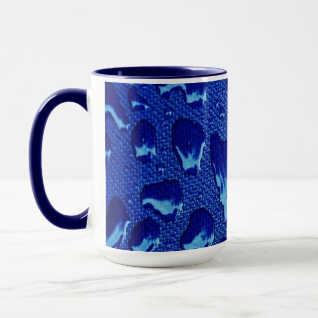Taza Droplets Deep Blue Water (Izquierda)