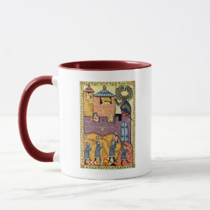 Taza Dropping Rocks, Manesse del Codex del Siglo XIV