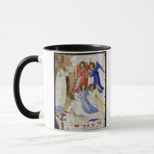 Taza ds 558 f.67v St Dominic con cuatro ángeles