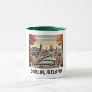 Taza Dublín en otoño