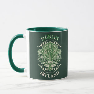 Taza Dublin Irlanda Cruz Celta Irlandesa