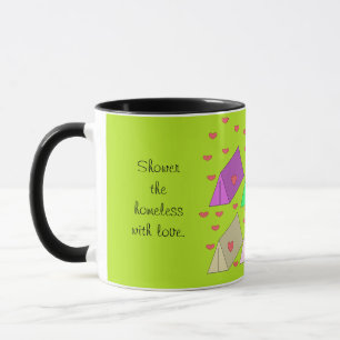Taza Ducha a los sin hogar con amor: