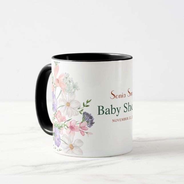 Taza Ducha Floral Bebé salvaje (Anverso izquierdo)