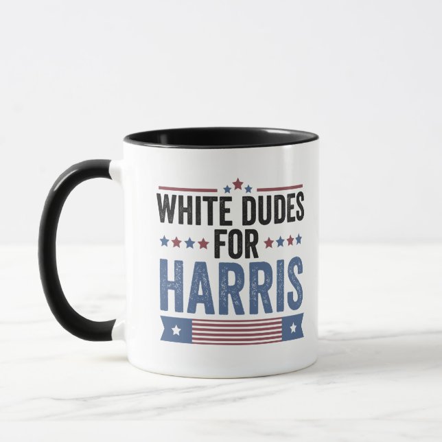 Taza Dudas Blancas Para Harris 2024 (Izquierda)
