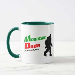 Taza Dude de la Montaña Bigfoot Mi Bosque Mis Reglas