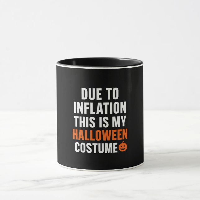 Taza Due to Inflation Halloween Mug (Centro)