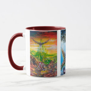 TAZA DUEL MÁGICO ENTRE BRADAMANT Y NEGROMANCER