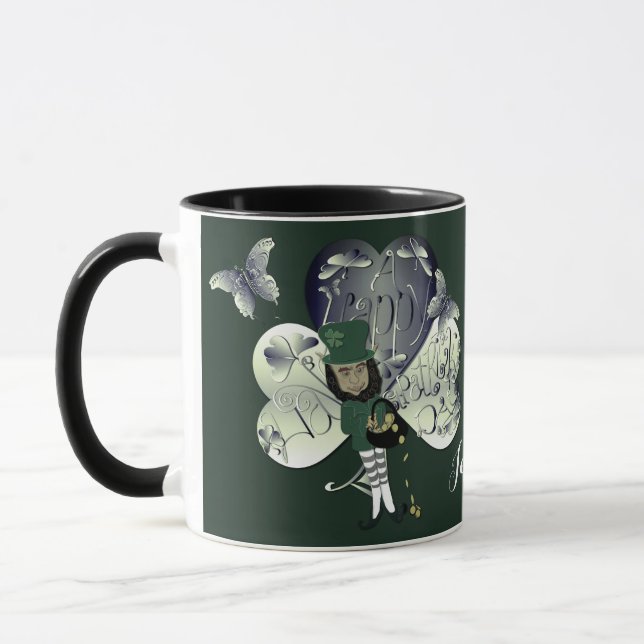 Taza Duende de "Feliz día de San Patricio" (Izquierda)