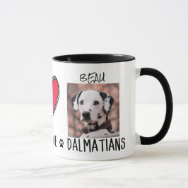 Taza Dueño de Dalmacia Paz Perro Amor Mug