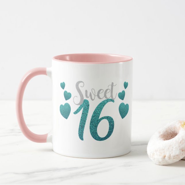 Taza Dulce 16 Fiesta (Con donut)