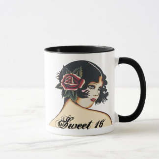 Taza Dulce 16 Vintage Girly Girl