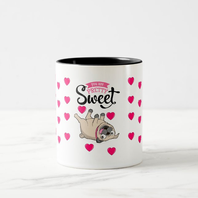 Taza dulce bonita del barro amasado (Centro)