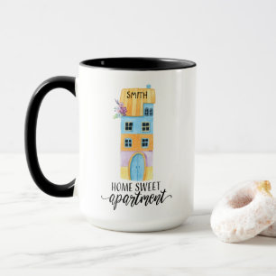 Taza dulce casera del apartamento