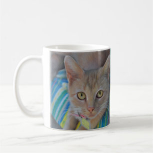 Taza dulce del gatito