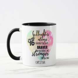 Taza Dulce Dulce16 Cita regalo más fuerte